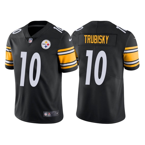 Youth Pittsburgh Steelers #10 Mitchell Trubisk Black Vapor Untouchable Limited Stitched Jersey Youth Pittsburgh Steelers #10 Mitchell Trubisk Black Vapor Untouchable Limited Stitched Jersey